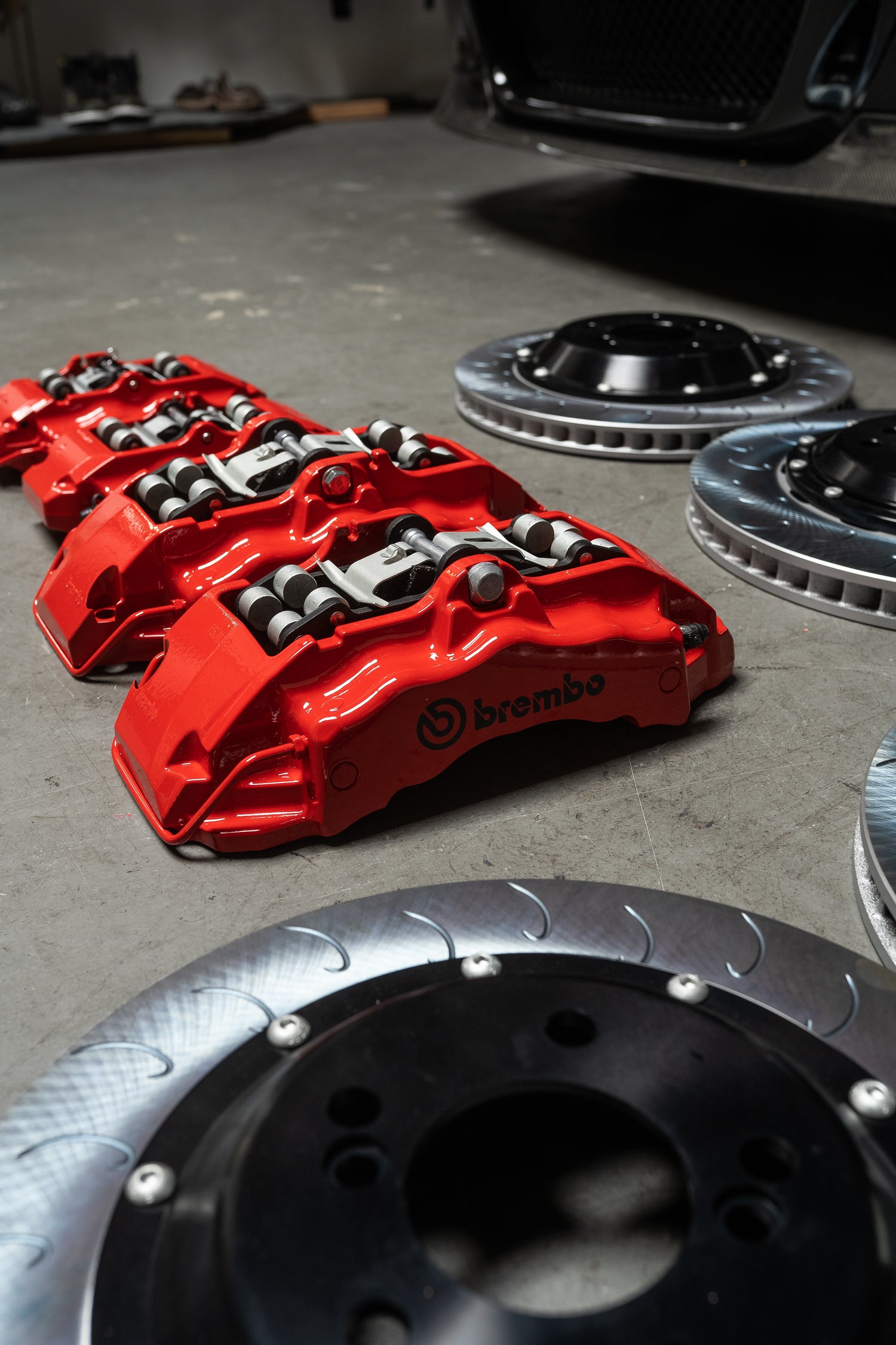 Refurbished 17Z big brake kit close up